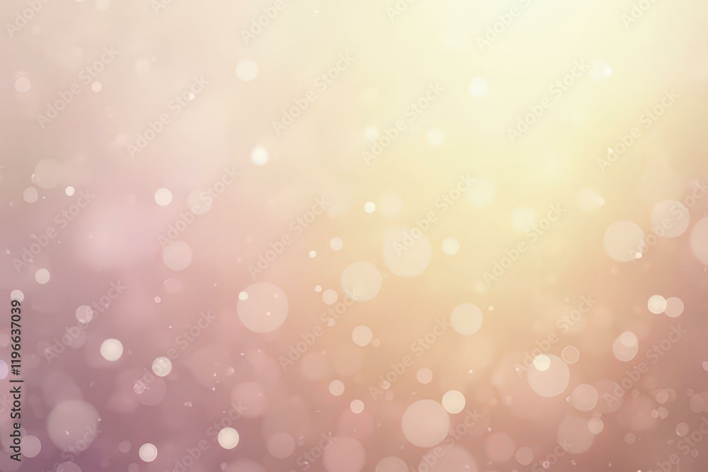 Soft gradient hues of pink, gold, and white blending into each other, enhanced by dreamy, sparkling bokeh lights Soft gradient hues of pink, gold, and white blending into each other, enhanced by dreamy, sparkling bokeh lights