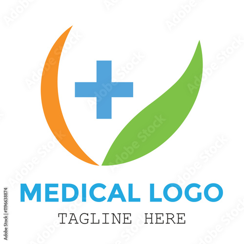Medical healthcare services stylish logo minimalist design