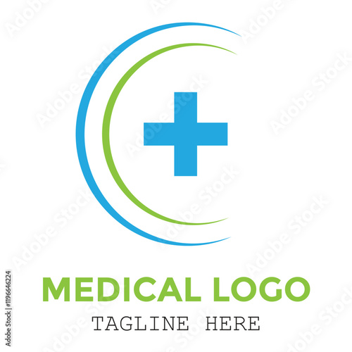 Medical pharmacy medicine services expert logo modern design