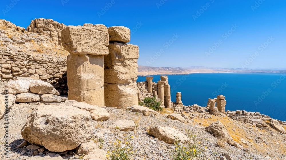 Ancient Ruins by the Sea Ancient Ruins by the Sea
