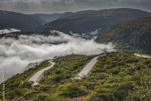 landscapes of dhofar region of oman