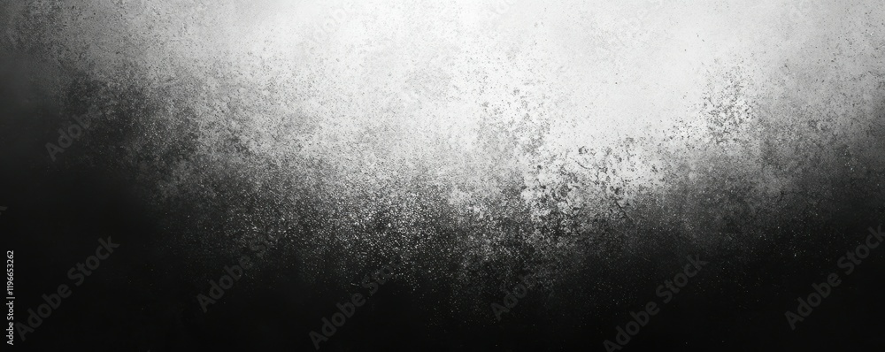 Grainy gradient background, duotone dark to light noise texture banner backdrop poster header cover design\