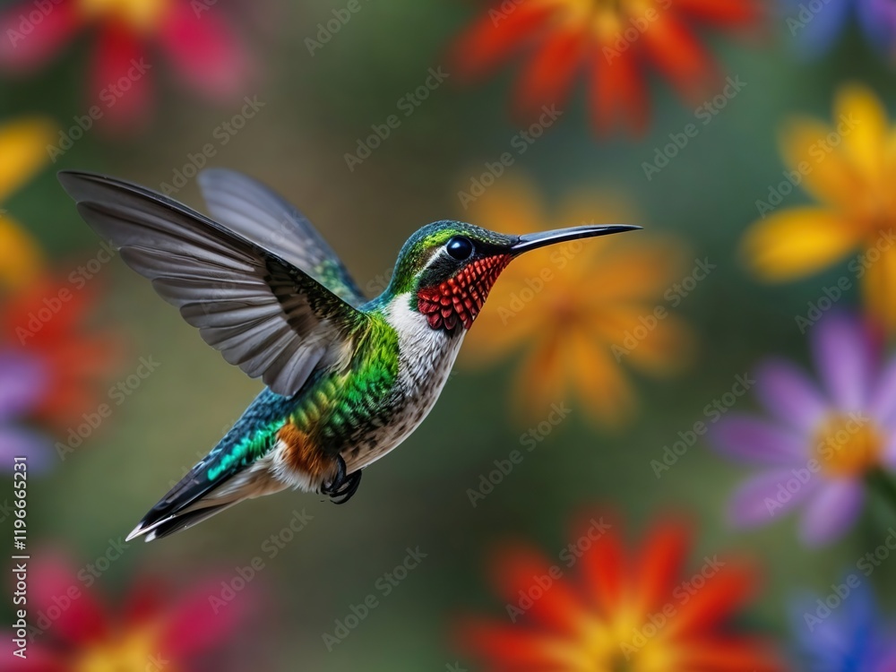 Fototapeta premium hummingbird in flight