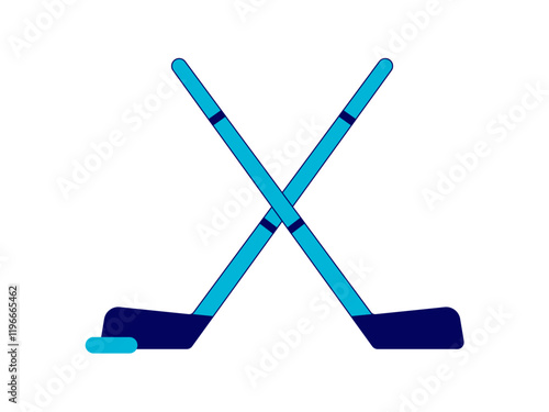Ice hockey icon. Wind icon. Winter icon. Flat vector icon
