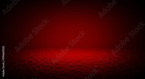 Dark Red Textured Background Dramatic Mood Intense Color Studio Shot