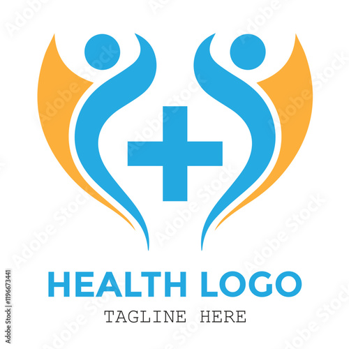Professional medical public healthy logo modern design for company design