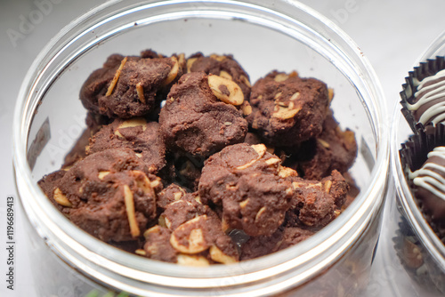 Popular cookies in Malaysia during celebration of Eid Mubarak (Hari Raya).   photo