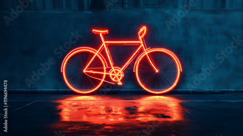 Wallpaper Mural Bicycle creative image made to form the bicycle shape Torontodigital.ca