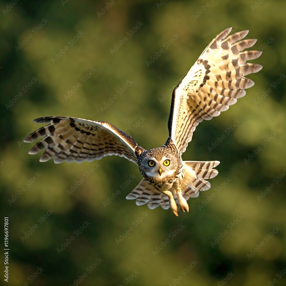 Obraz premium Owl in flight