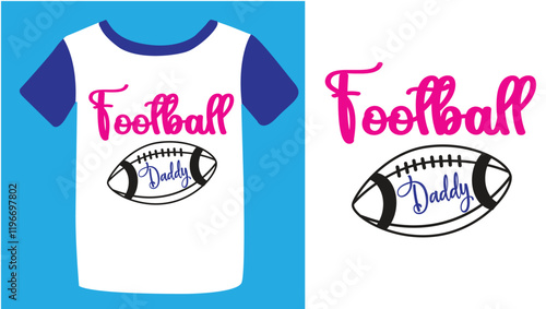 Football season SVG T shirt. Wisdom t-shirt for funs. Motivation poster. Modern vector fun saying
