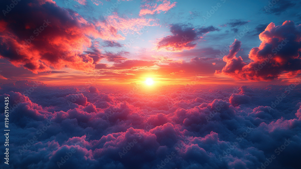 Warm natural scenery with a calming cloud on a soft natural background with orange yellow light Warm natural scenery with a calming cloud on a soft natural background with orange yellow light