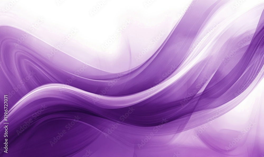 Abstract Purple Swirls and Curves Abstract Purple Swirls and Curves