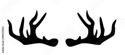 Geweih, Hirsch, Reh, Outdoor - Vektor