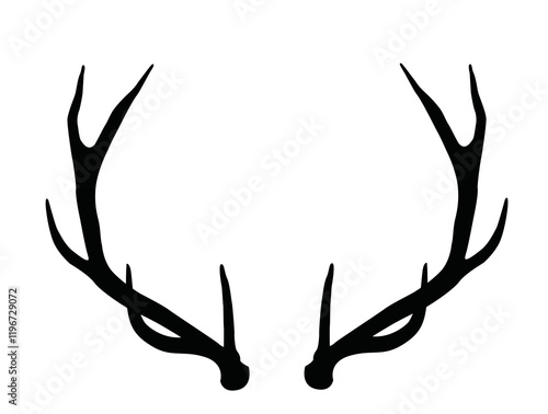 Geweih, Hirsch, Reh, Outdoor - Vektor