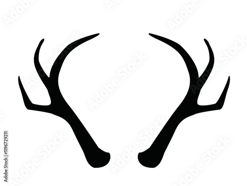 Geweih, Hirsch, Reh, Outdoor - Vektor