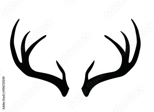 Geweih, Hirsch, Reh, Outdoor - Vektor