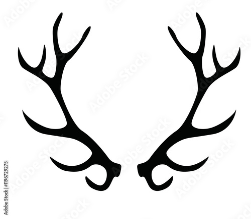Geweih, Hirsch, Reh, Outdoor - Vektor