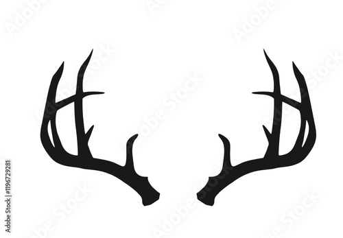 Geweih, Hirsch, Reh, Outdoor - Vektor