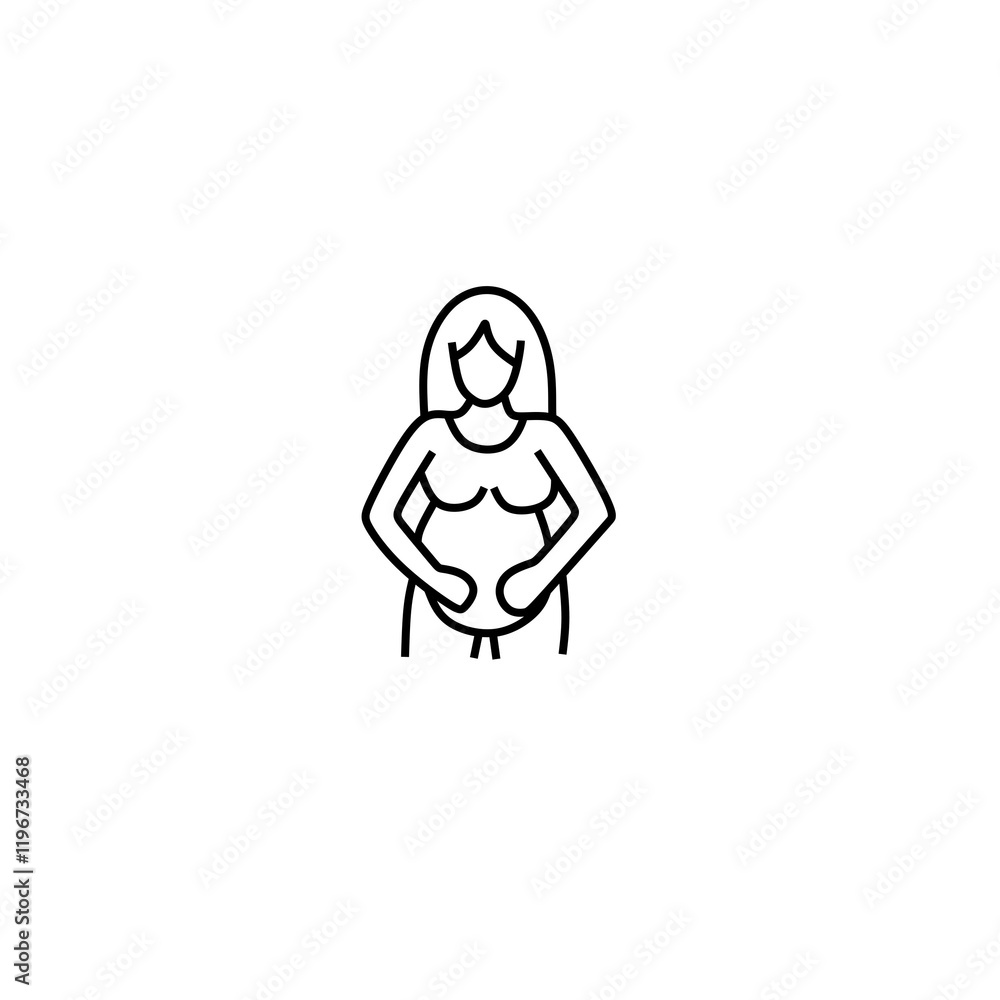 pregnant women vector icon pregnant women vector icon