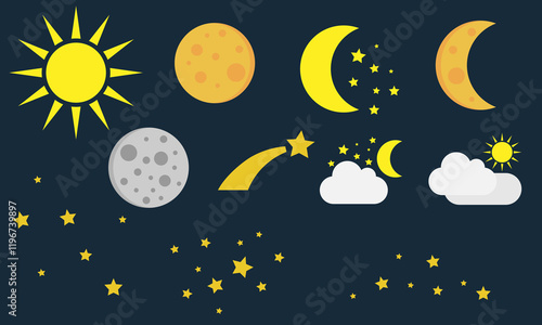 moon and stars, Weather forecast