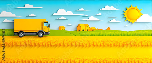 A peaceful country road at sunset with a vast landscape and empty horizon