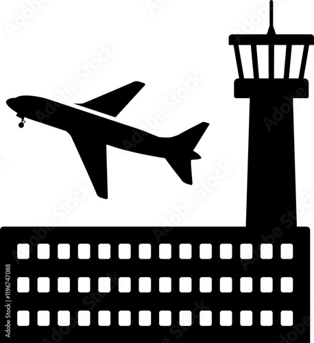 空港を案内する標識