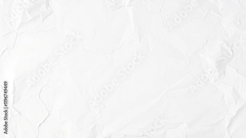 Crisp and textured white paper overlay with crumpled effect, white, overlay, paper
