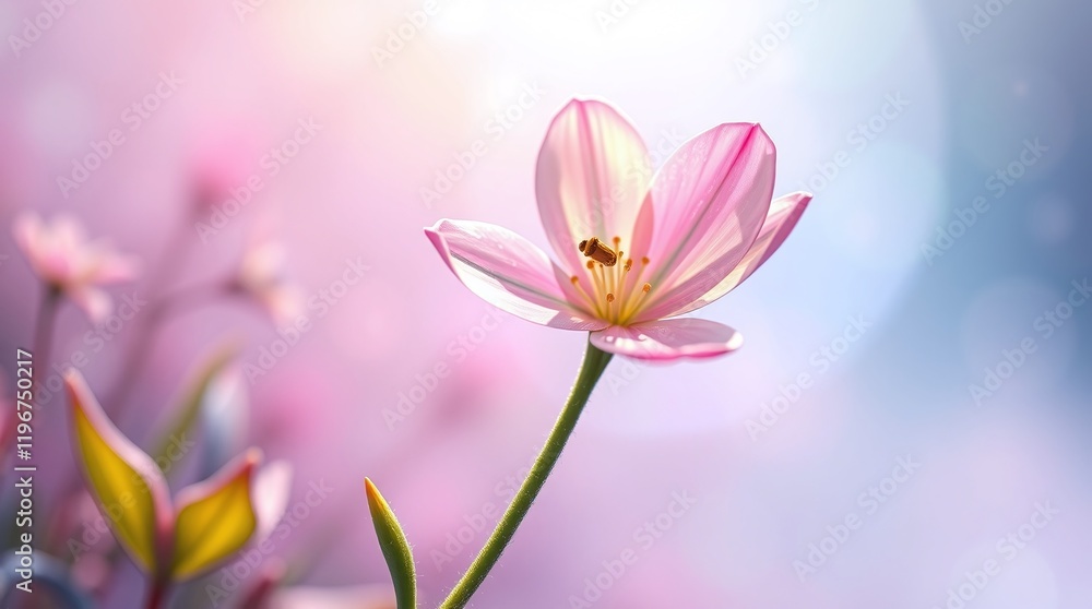 Fototapeta premium pink and white flowers