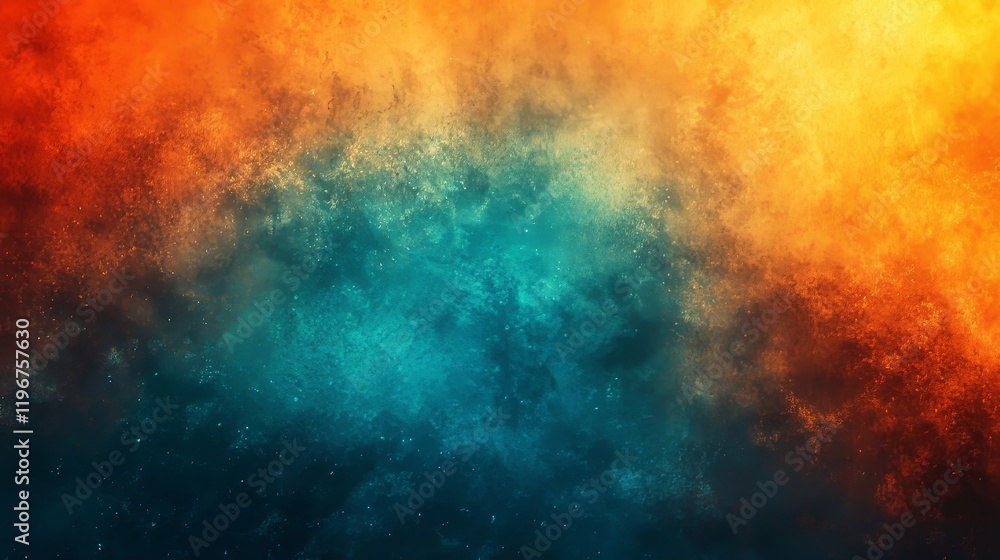 Abstract vivid orange teal gradient background, vivid overlays texture event flyer, high-contrast lighting, Generative AI Abstract vivid orange teal gradient background, vivid overlays texture event flyer, high-contrast lighting, Generative AI