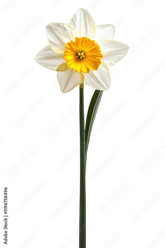 Obraz premium a daffodils isolated on transparent background