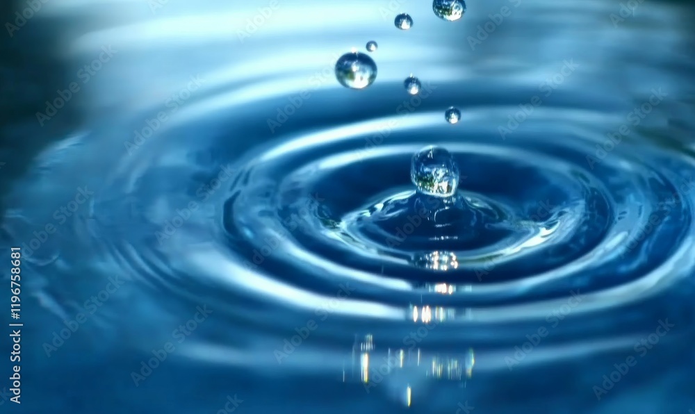 Air bubbles rising to the surface of a calm abstract water background, underwater scene, gentle ripples, soft focus Air bubbles rising to the surface of a calm abstract water background, underwater scene, gentle ripples, soft focus