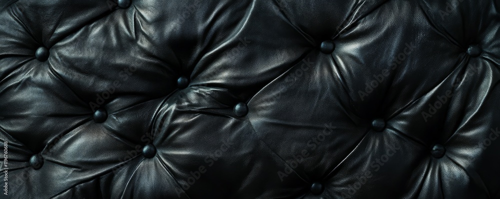 Naklejka premium Black leather structure