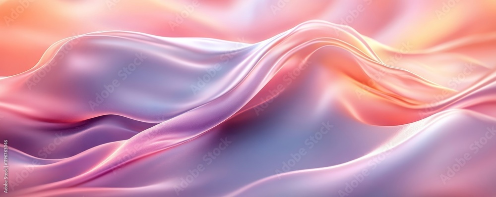 Obraz premium Abstract soft peach lavender bold background, vivid overlays texture event flyer, modern style, Generative AI