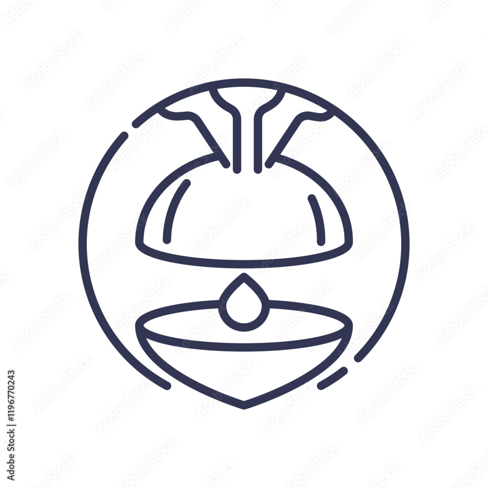 Line art of fruit juicing, symbolizing natural extraction and purity. Line art of fruit juicing, symbolizing natural extraction and purity.