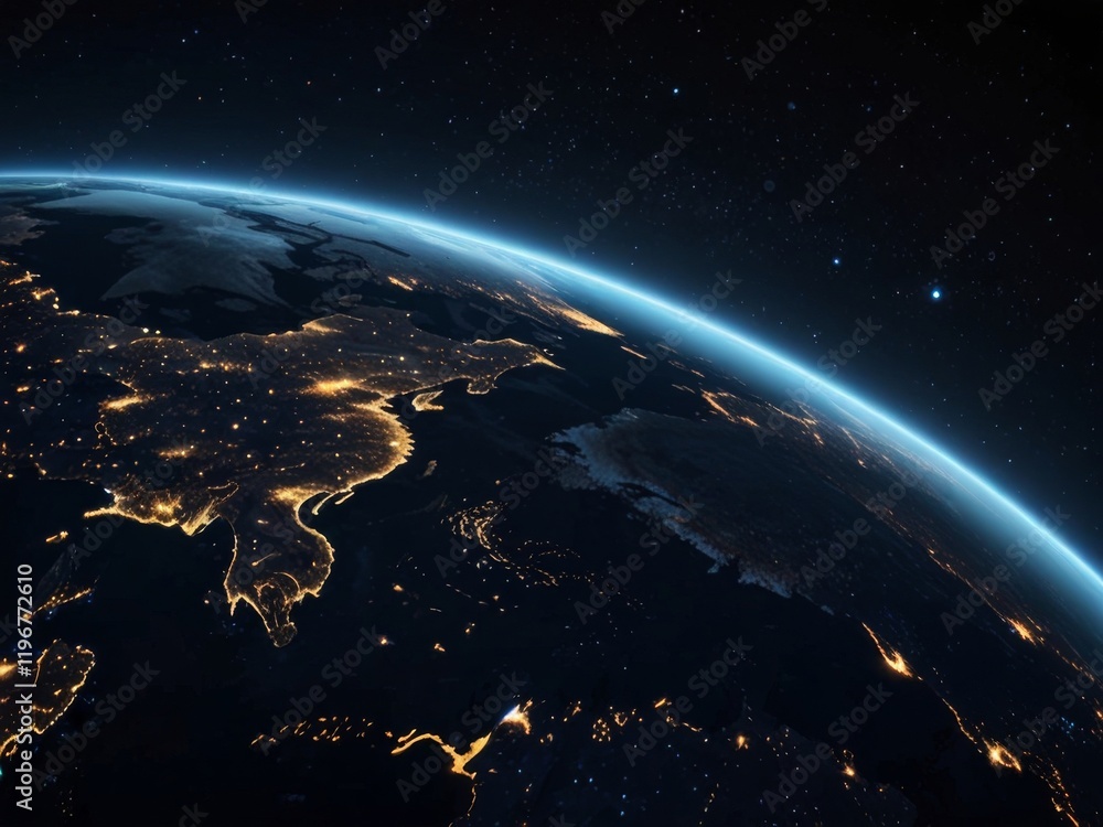 Fototapeta premium earth in space