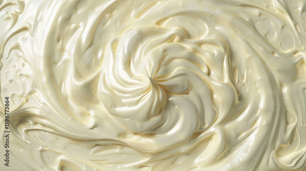 Smooth and creamy texture of yellow cream. Creamy food item with rich, luxurious feel. Smooth and creamy texture of yellow cream. Creamy food item with rich, luxurious feel.