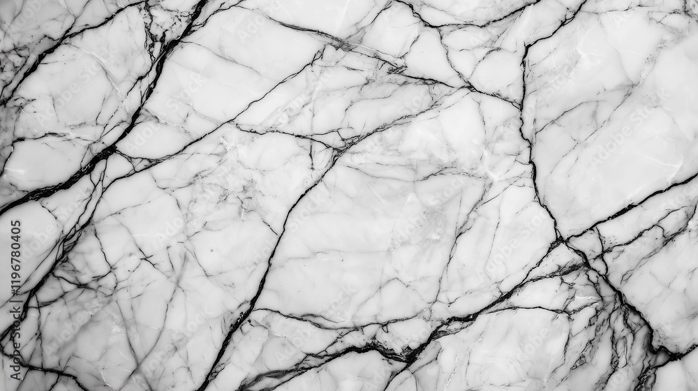 Marble surface with intricate black veins on a white background, showcasing elegant patterns and textures. Marble surface with intricate black veins on a white background, showcasing elegant patterns and textures.