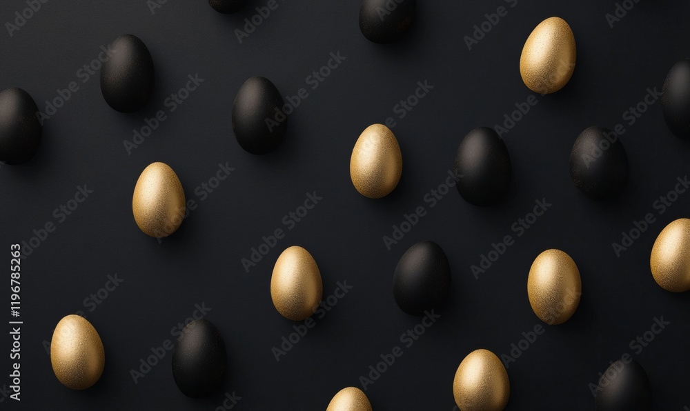 Luxurious Easter Elegance Black Surface with Golden Egg Texture for Premium Event Design - Stunning Visuals for Spring and Passover Celebrations, Mothers Day Promotions Luxurious Easter Elegance Black Surface with Golden Egg Texture for Premium Event Design - Stunning Visuals for Spring and Passover Celebrations, Mothers Day Promotions