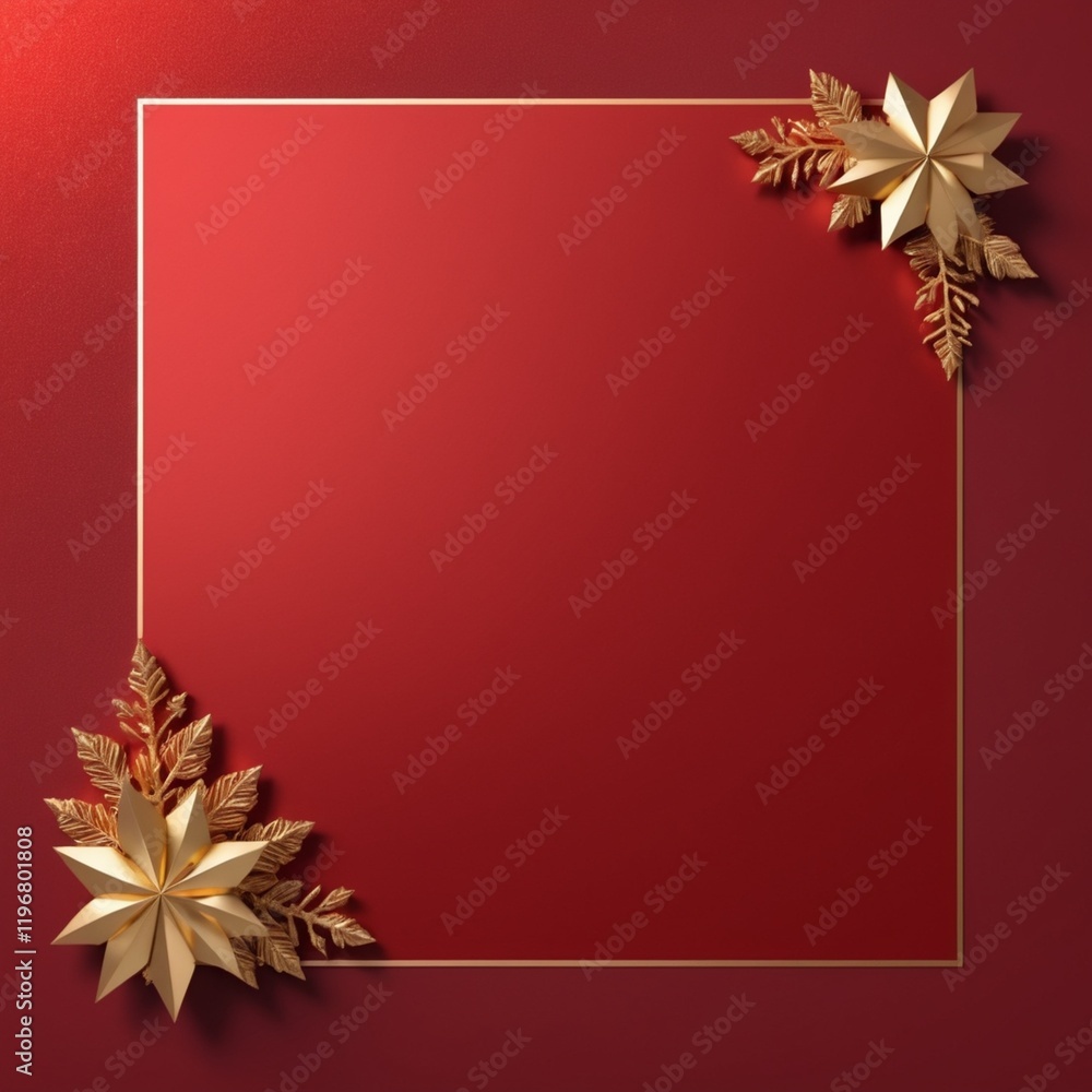 Obraz premium red cloth gold foil sheet luxury golden silk fabric texture chinese new year spring festival christmas concept background