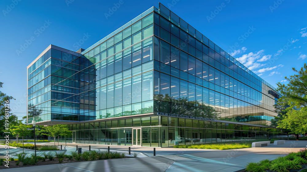 Fototapeta premium modern office buildings