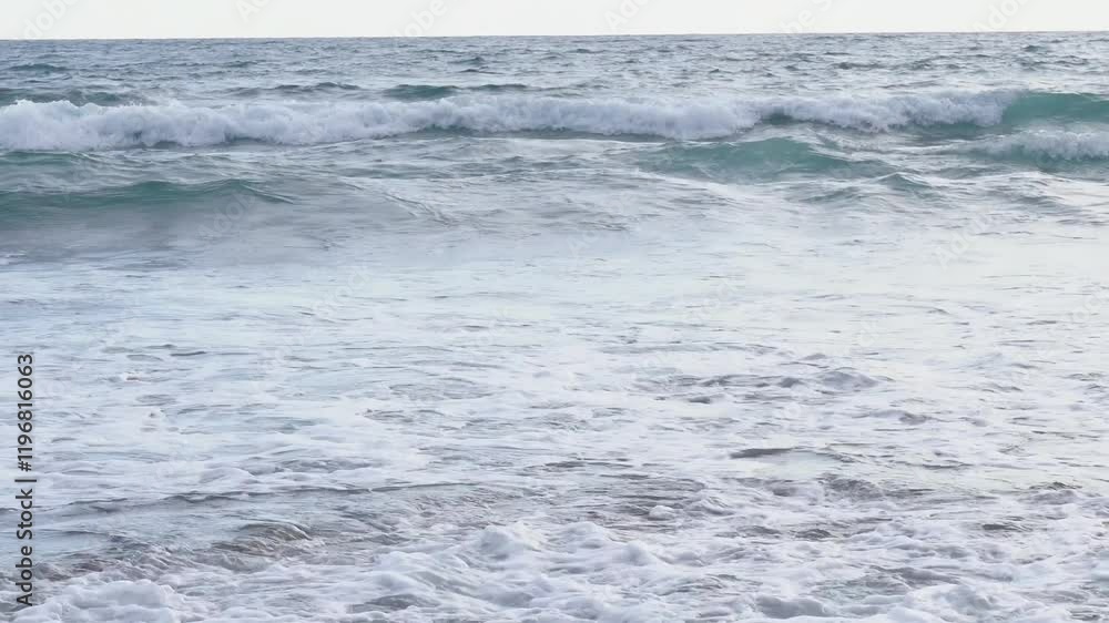 Beautiful waves in the sea on a sunny day Beautiful waves in the sea on a sunny day