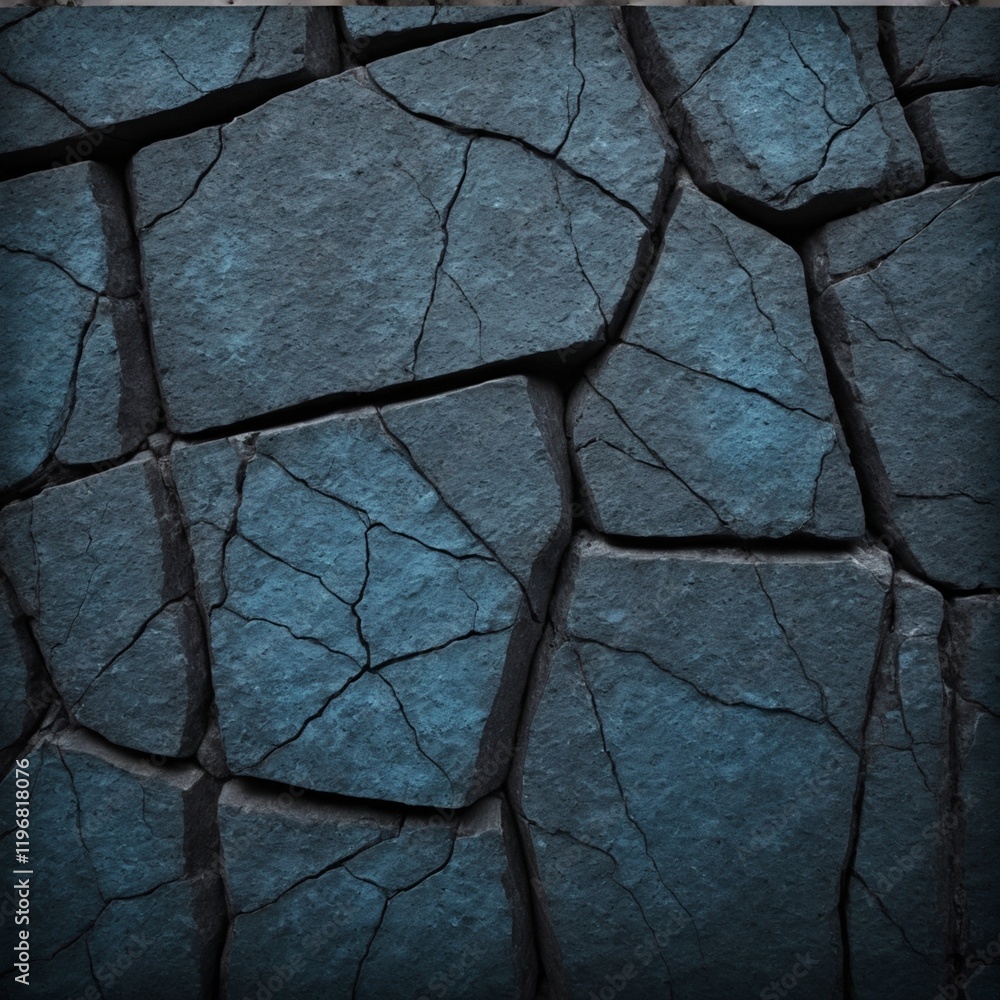 rough bluish black rock texture abstract natural pattern cracked dark stone wall panel closeup background rough bluish black rock texture abstract natural pattern cracked dark stone wall panel closeup background