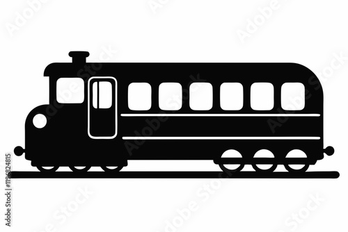 Minimalist Train Vector Illustrations