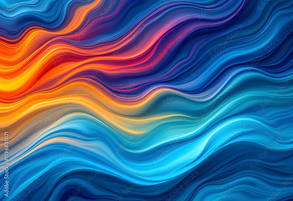 Vivid Abstract Scene Featuring Colorful Flowing Layers and Dynamic Patterns Vivid Abstract Scene Featuring Colorful Flowing Layers and Dynamic Patterns