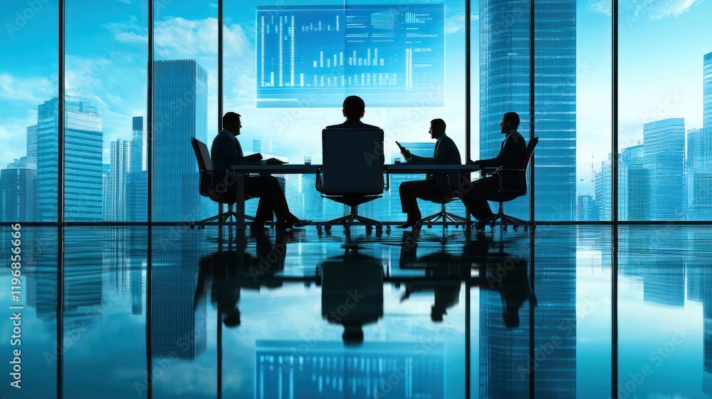 strategic business planning session in a sleek boardroom strategic business planning session in a sleek boardroom