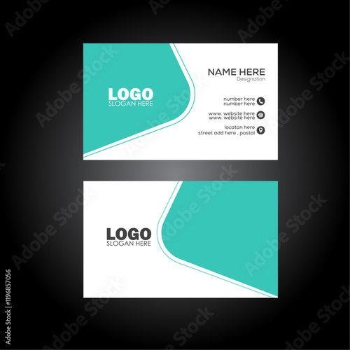 Business card template , modern and unique