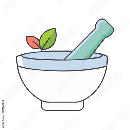 mortar and pestle vector icon, mortar and pestle vector illustration -simple illustration of mortar and pestle, perfect for mortar and pestle logos and icons and themed design 