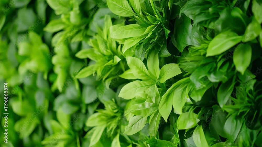 Lush Green Leaves Background for Nature and Botanical Themes Lush Green Leaves Background for Nature and Botanical Themes