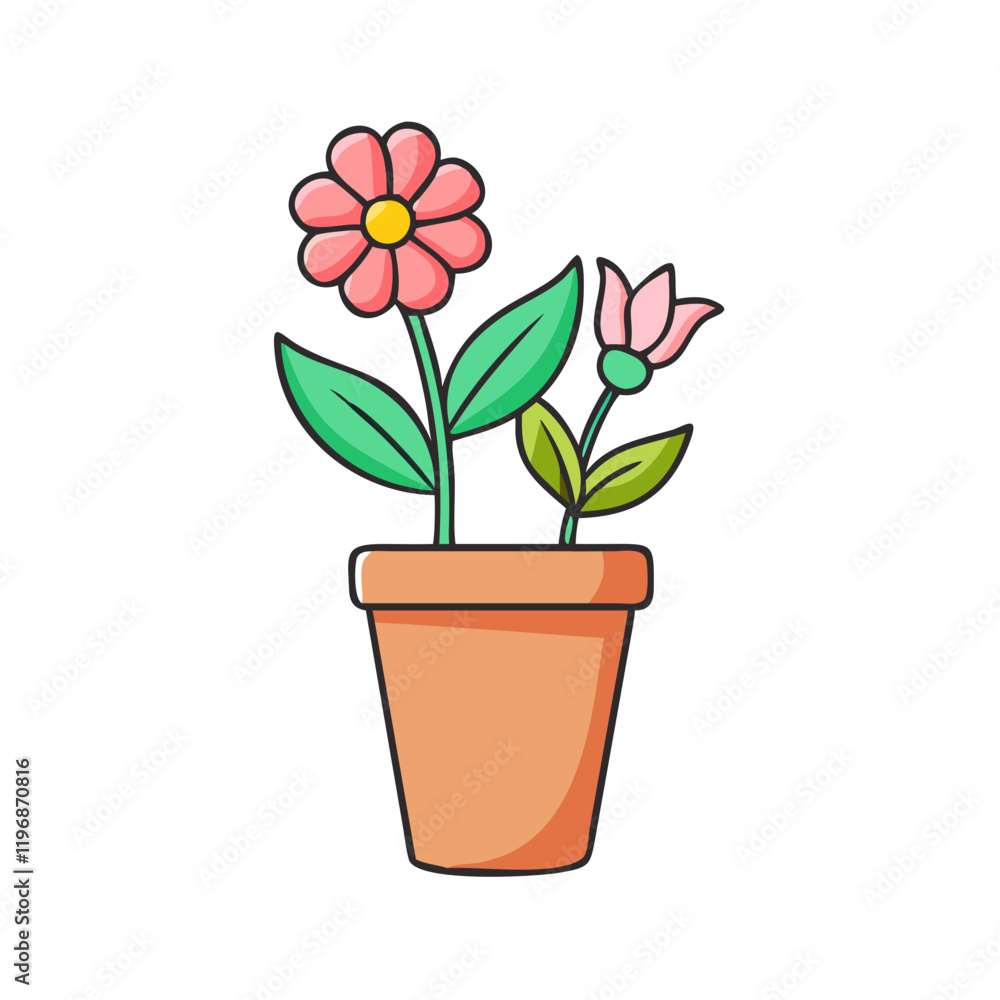 flower pot vector icon, flower pot vector illustration -simple illustration of flower pot, perfect for flower pot logos and icons and themed design flower pot vector icon, flower pot vector illustration -simple illustration of flower pot, perfect for flower pot logos and icons and themed design