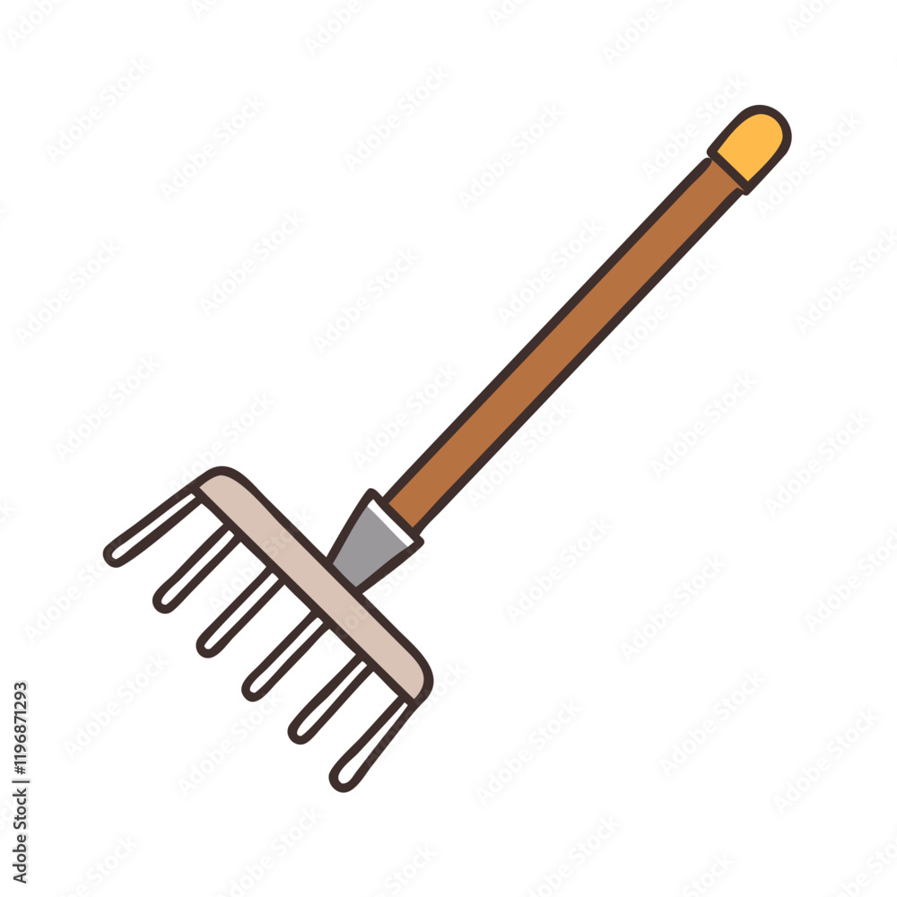 garden rake vector icon, garden rake vector illustration -simple illustration of garden rake, perfect for garden rake logos and icons and themed design garden rake vector icon, garden rake vector illustration -simple illustration of garden rake, perfect for garden rake logos and icons and themed design